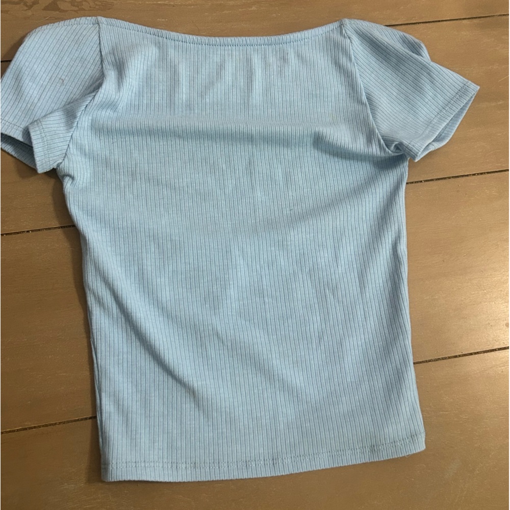 Urban outfitters light blue backless top